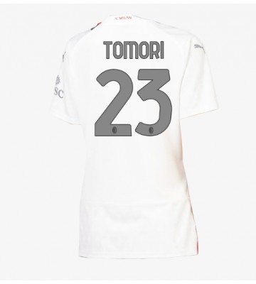 AC Milan Fikayo Tomori #23 Segunda Equipación Mujer 2023-24 Manga Corta